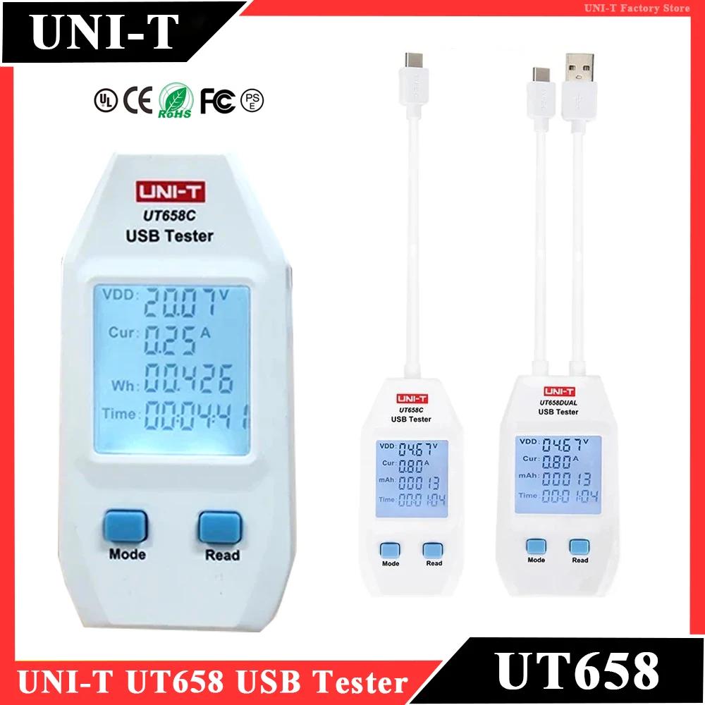 UNI-T USB ׽, UT658C UT658DUAL , A/C Ÿ    뷮,   ׽, USB  跮